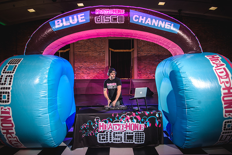 Headphone Disco Inflatable Giant Headphone DJ Booths